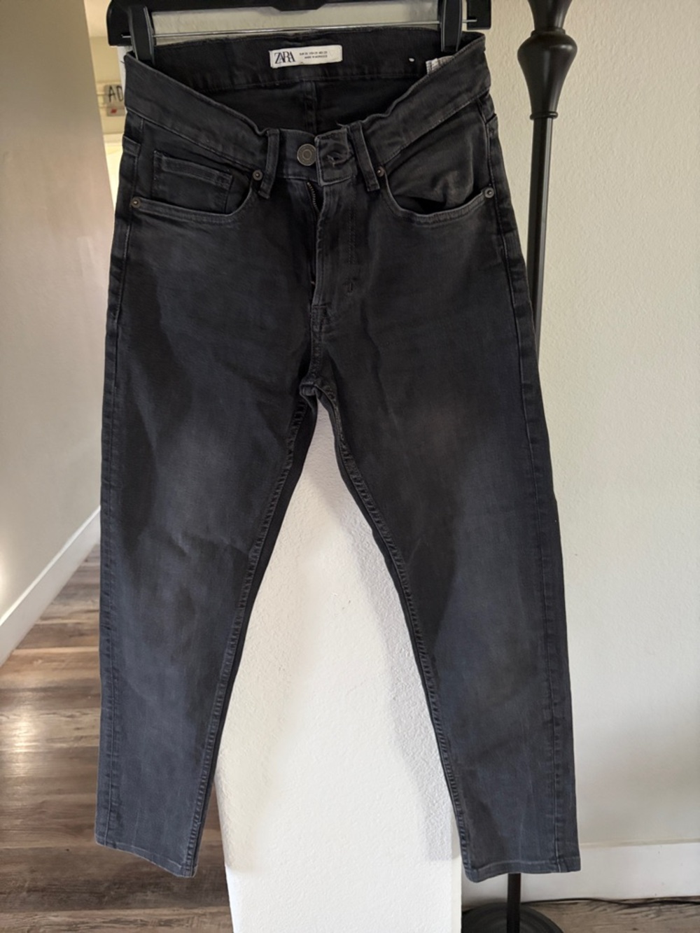 ZARA Women Slim Black Jeans